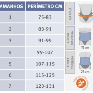 CINTA SACROLOMBAR CLÁSSICA L-250 - Cintas - Produtos Ortopédicos