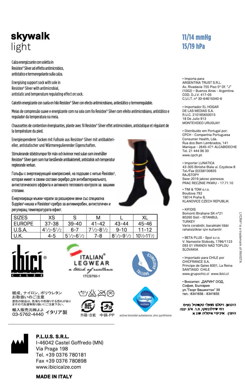 MEIAS DE DESCANSO SKYWALK LIGHT 70 MEIAS DE DESCANSO SKYWALK LIGHT 70 - Meias de Descanso - Meias Ortopédicas