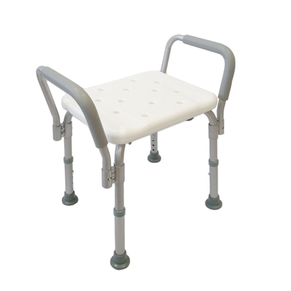 BANCO DE BANHO COM APOIO DE BRAÇOS BANCO DE BANHO COM APOIO DE BRAÇOS - Bancos - Higiene e Banhos
